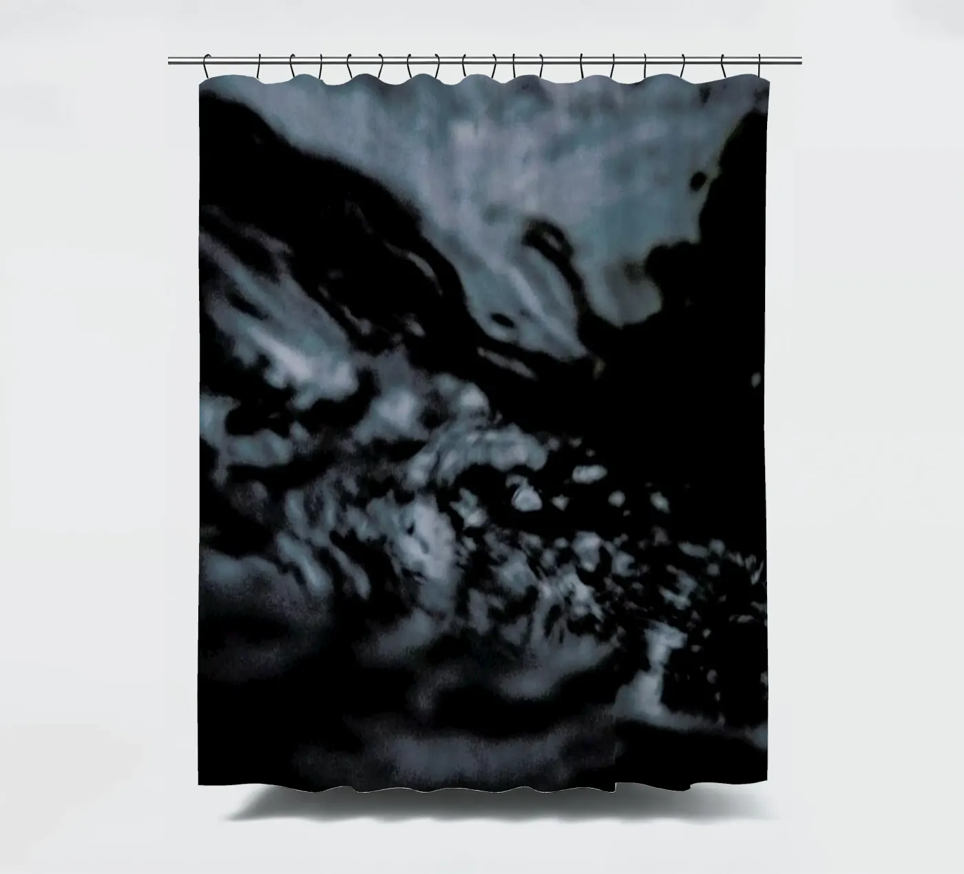 Water Pattern 4 Duschvorhang von Chris Abatzis