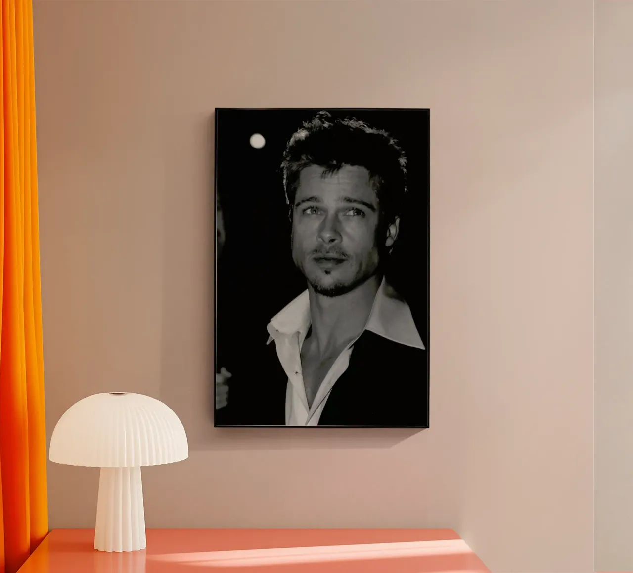 Brad Pitt plexiglass da Gallery Print and Art Limited