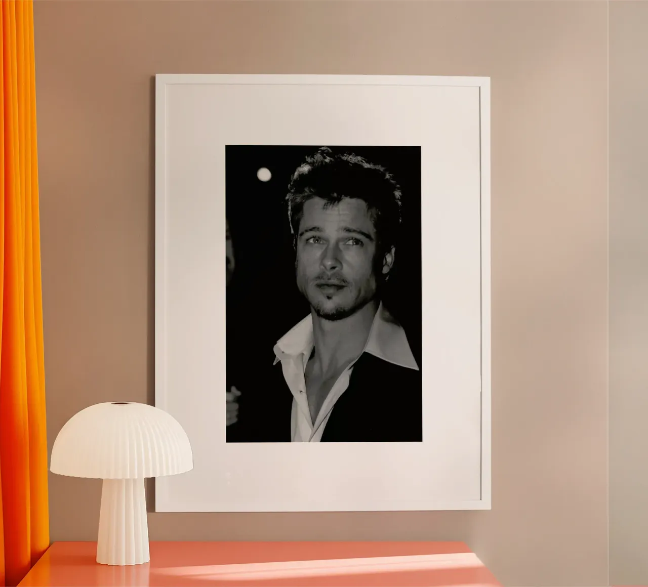 Brad Pitt carta hahnemühle da Gallery Print and Art Limited