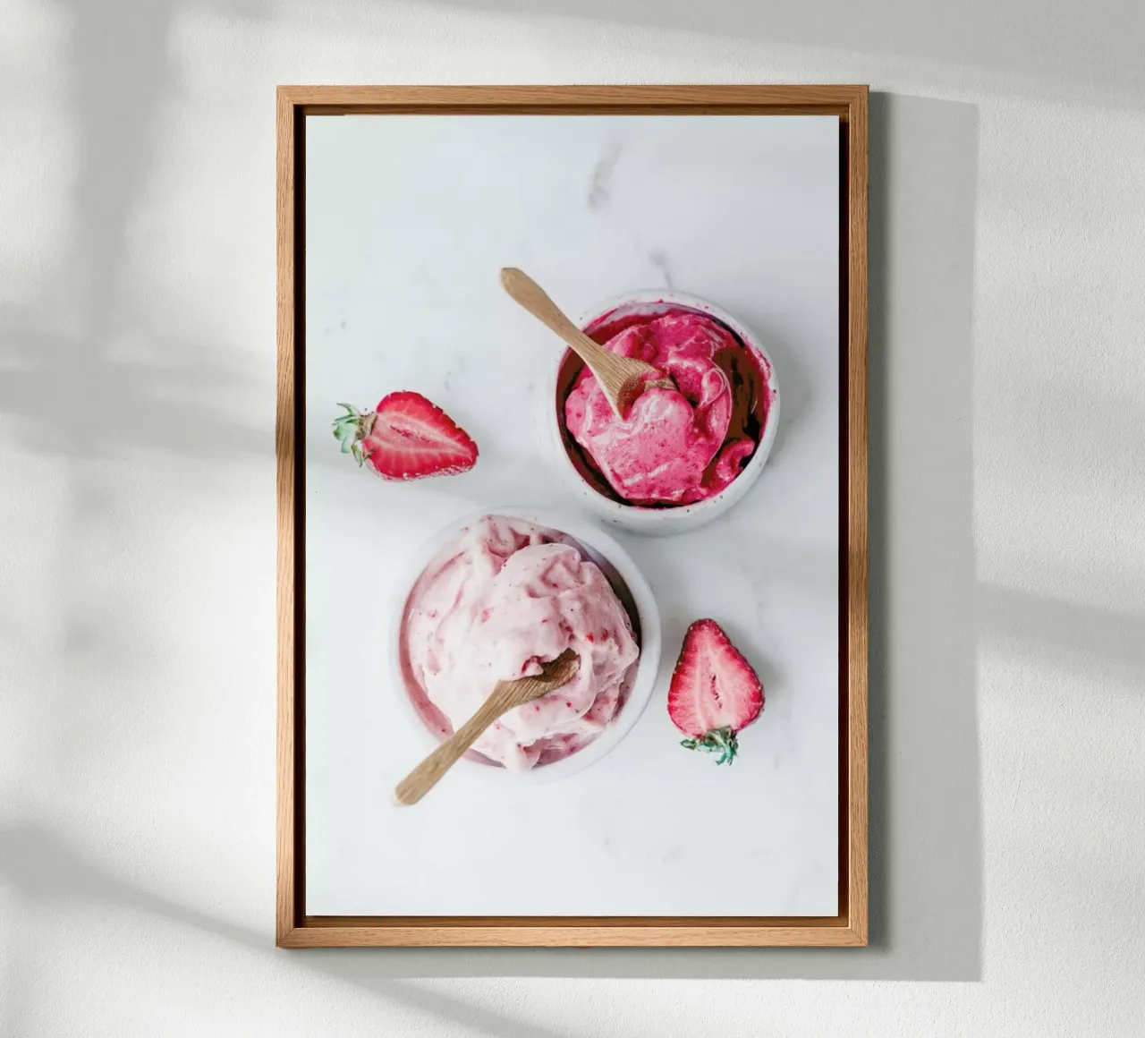 Nicecream tela con Cornice a cassetta da Eat this