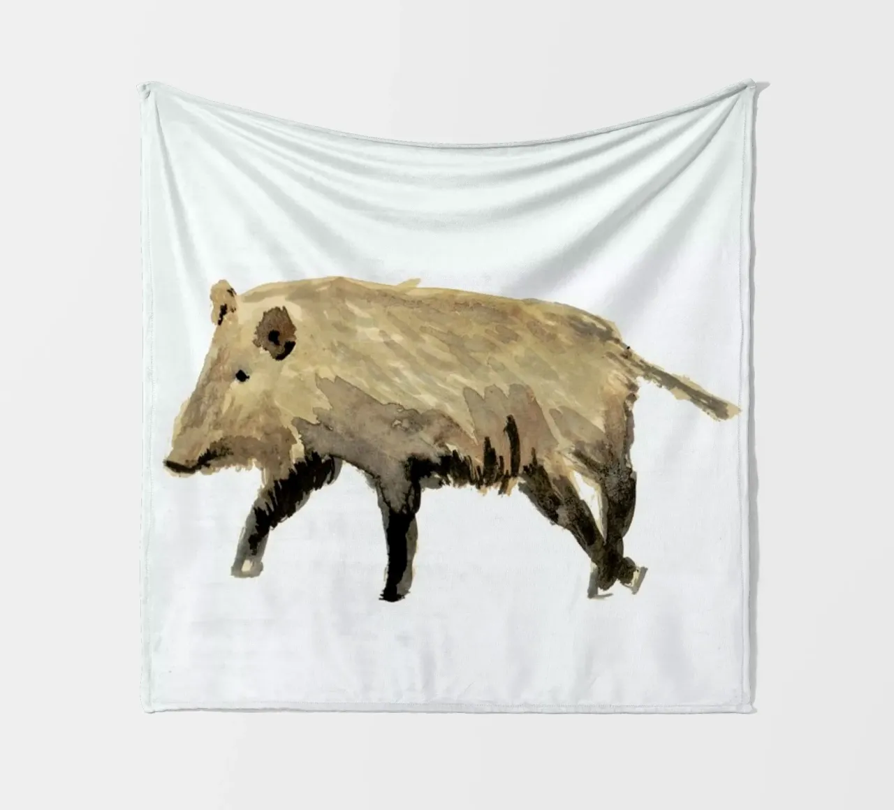 Boar Fleecedecke von Farina Kuklinski