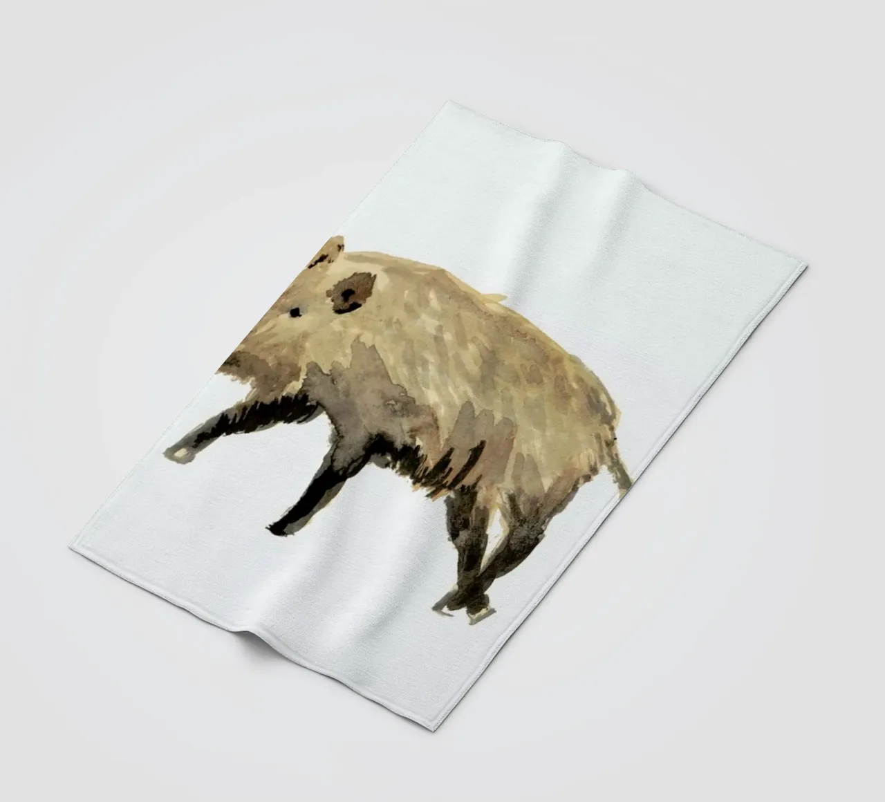 Boar Fleecedecke von Farina Kuklinski