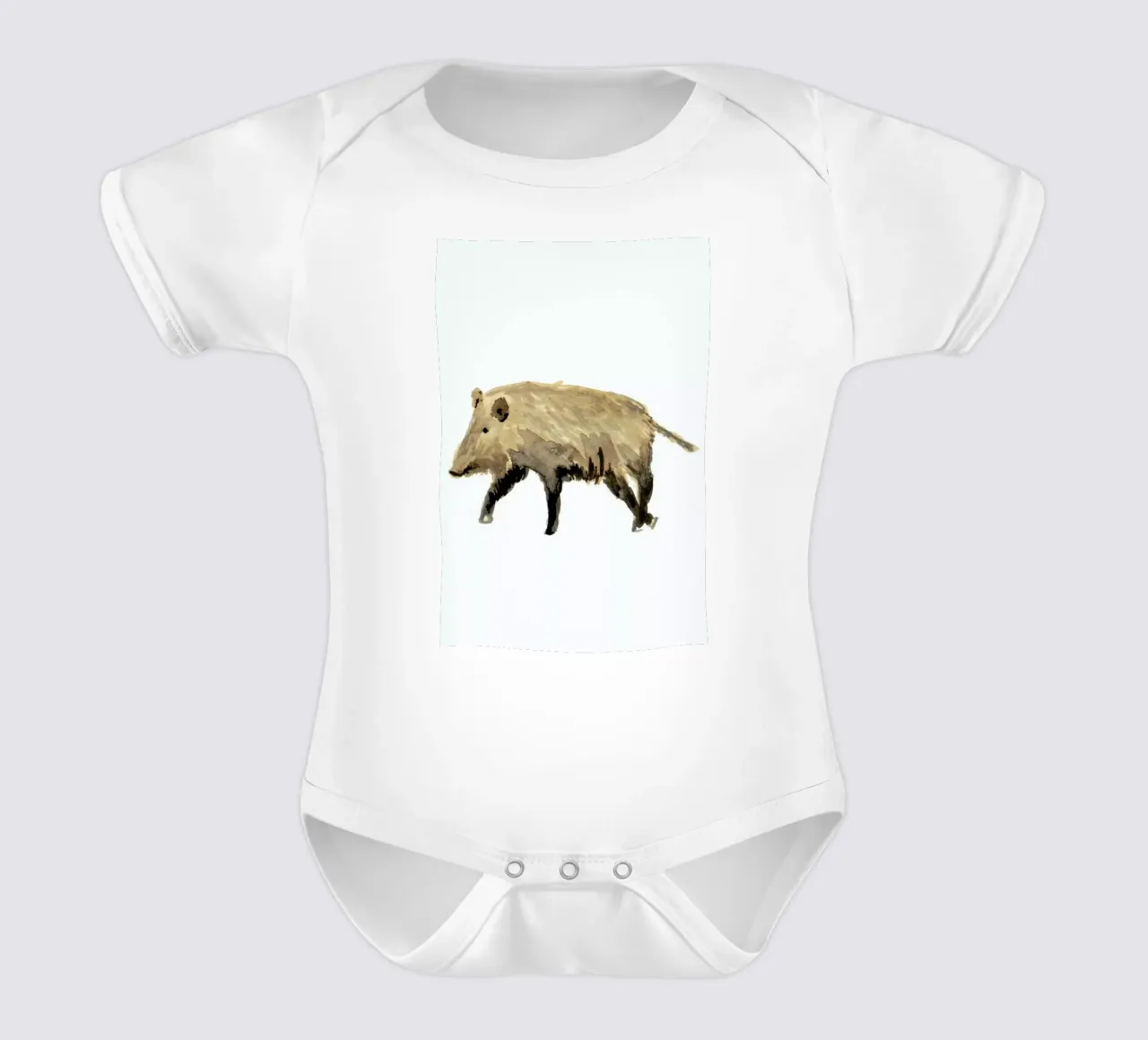 Boar Kurzarm Babybody von Farina Kuklinski