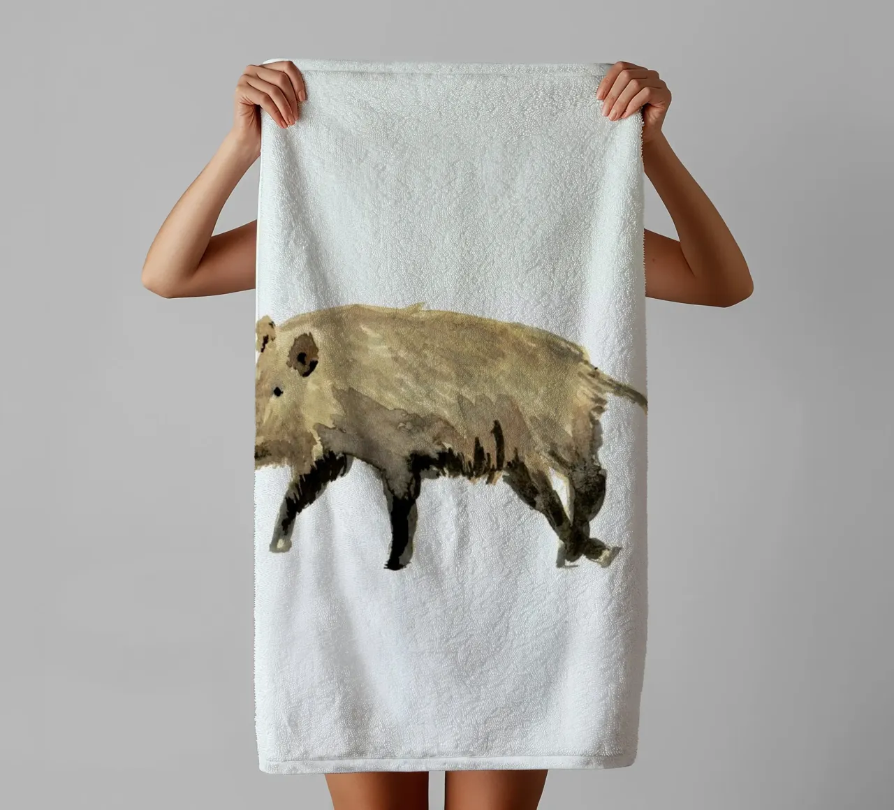 Boar asciugamano da bagno da Farina Kuklinski