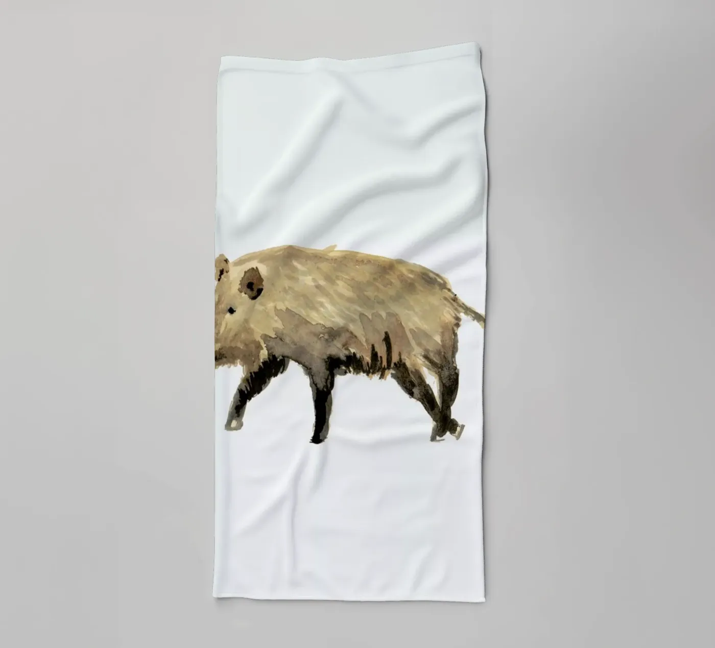 Boar Handtuch von Farina Kuklinski