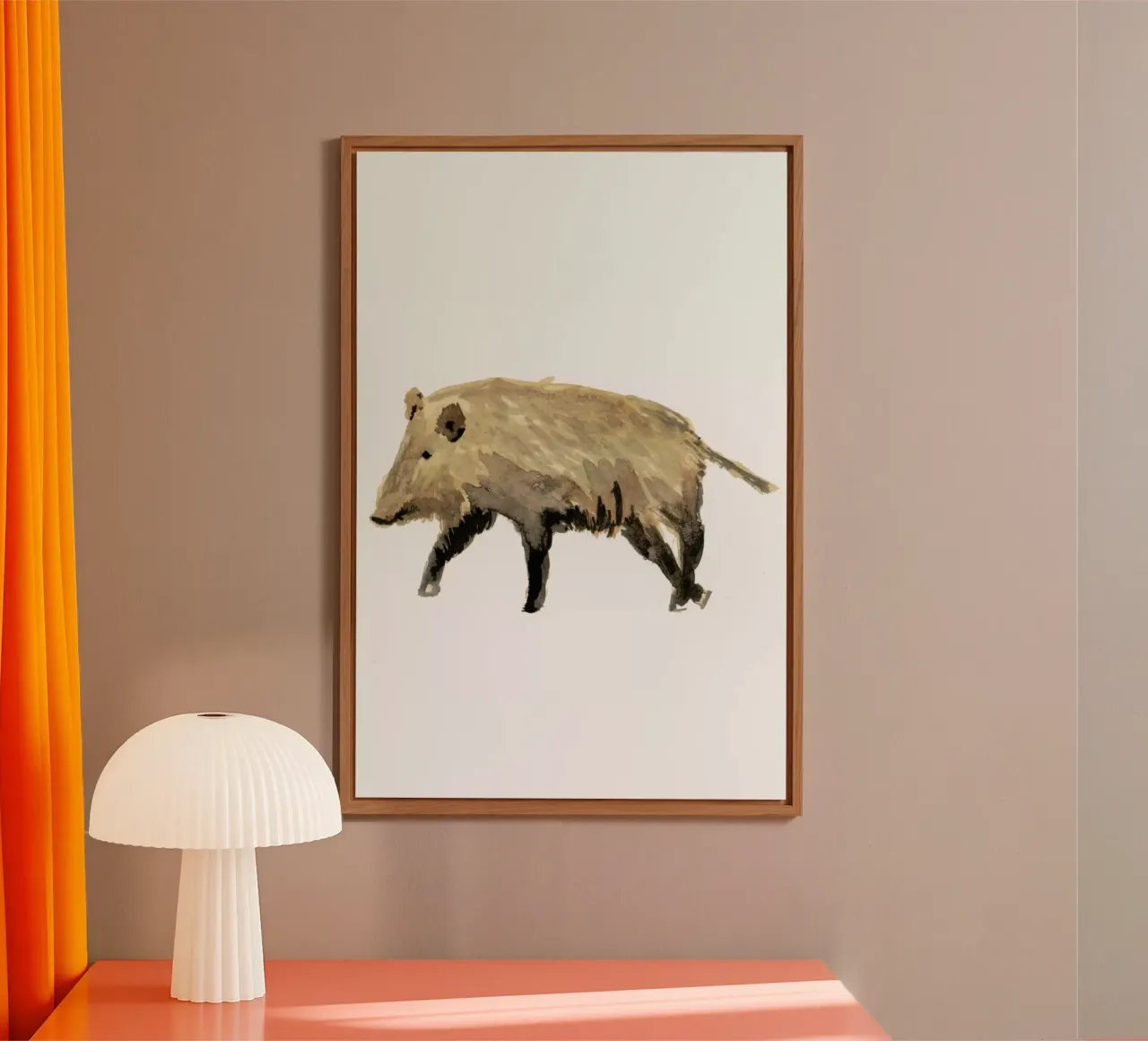 Boar aluminio dibond de Farina Kuklinski