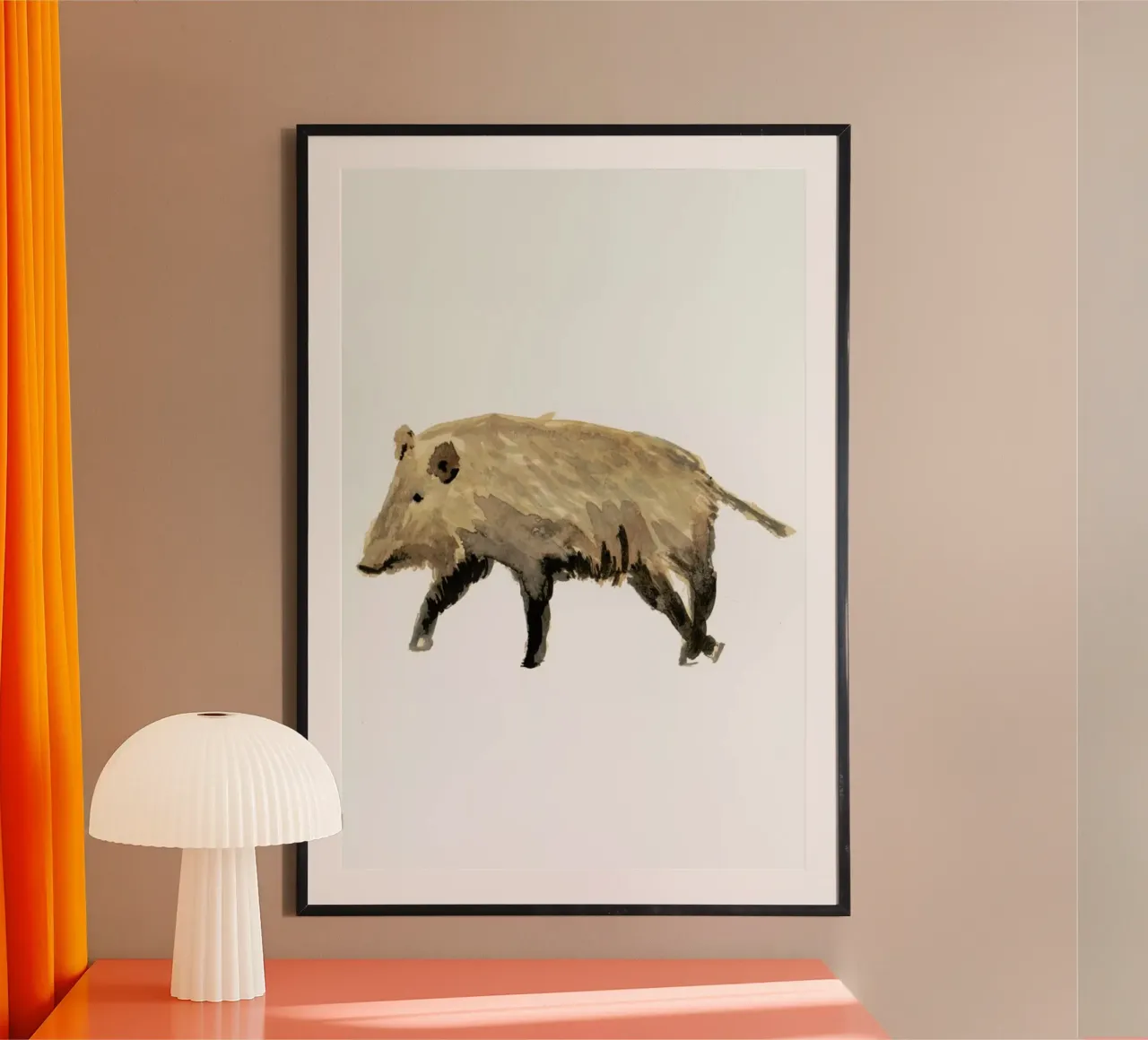 Boar hahnemühle by Farina Kuklinski
