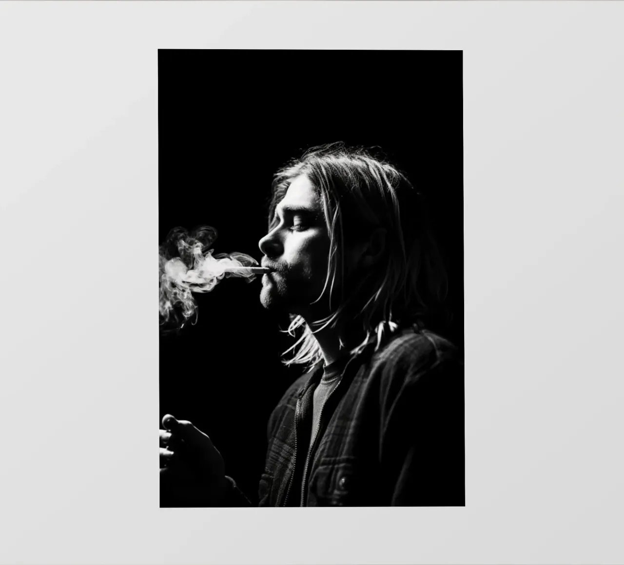 Smoking Kurt Cobain - NIRVANA pellicola backlit da avissta