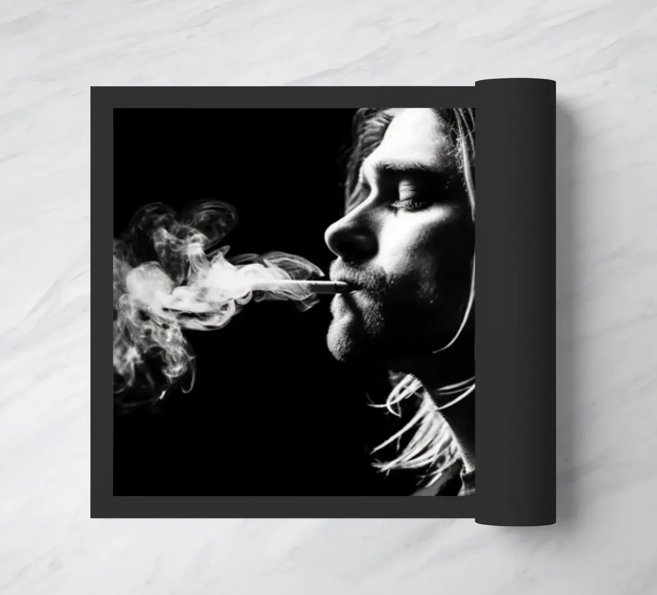 Smoking Kurt Cobain - NIRVANA zerbino da avissta