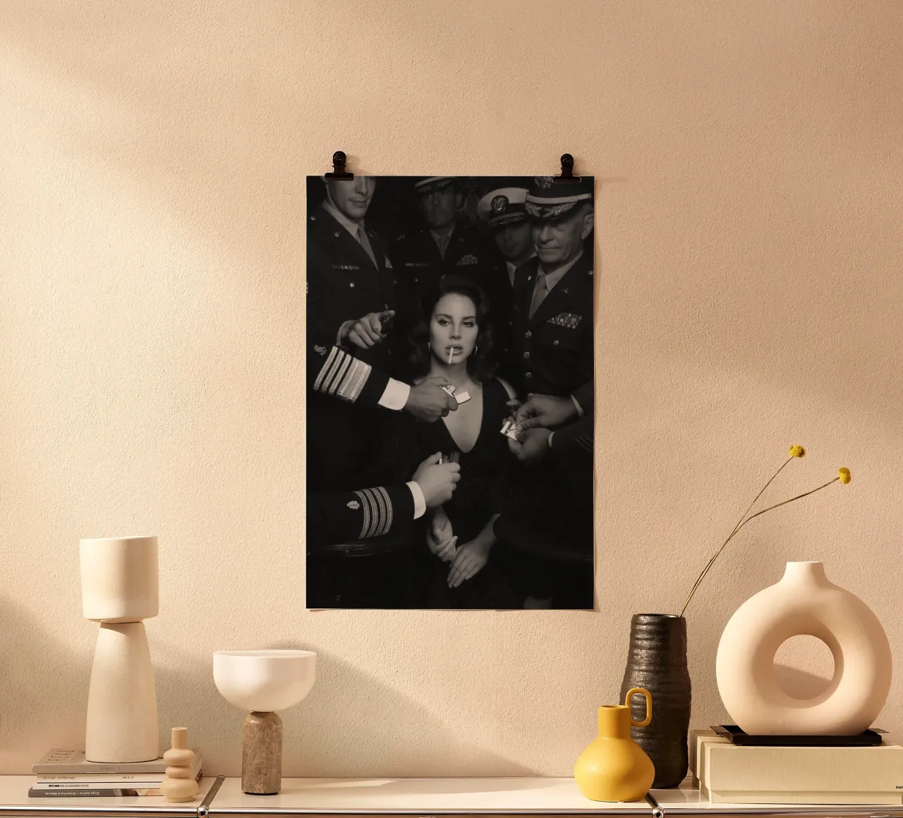 Iconic from lana del rey poster con telaio in plastica da avissta