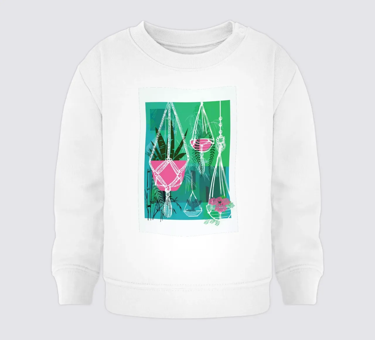 House of Plants 1 felpa neonato da Rocket68