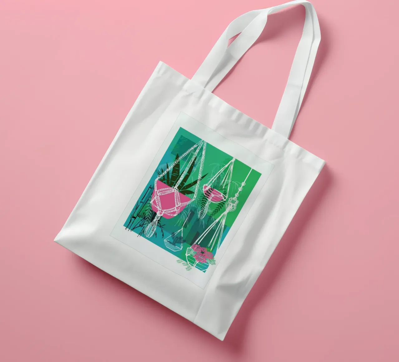 House of Plants 1 borsa in juta da Rocket68