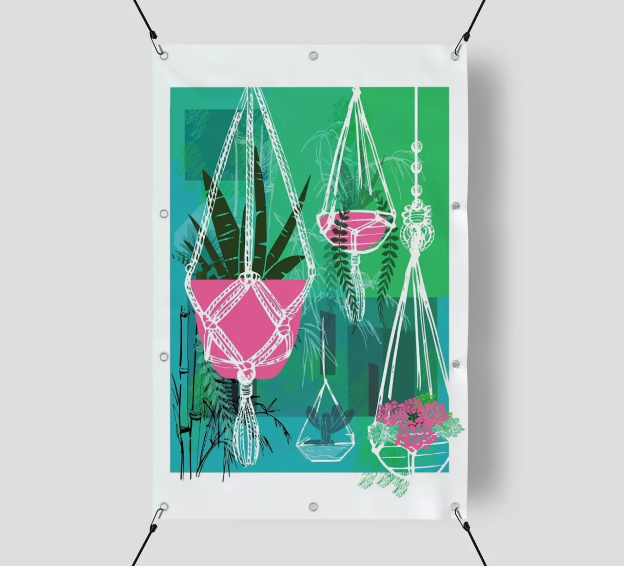 House of Plants 1 telo in pvc da Rocket68