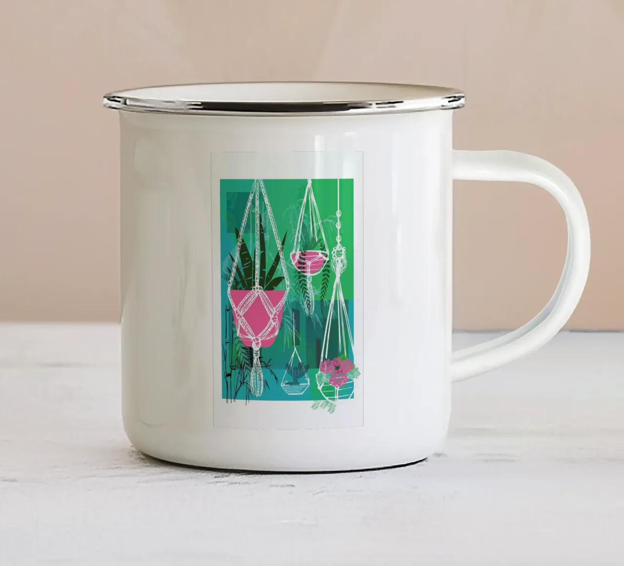 House of Plants 1 tazza in smalto da Rocket68