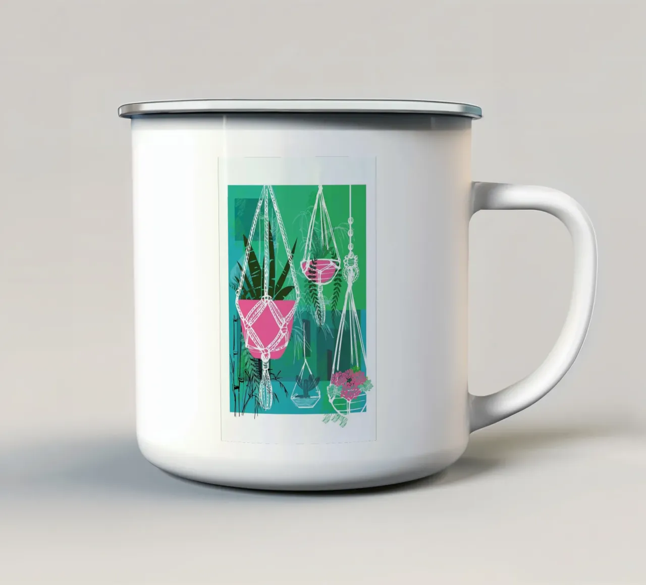 House of Plants 1 tazza in smalto da Rocket68