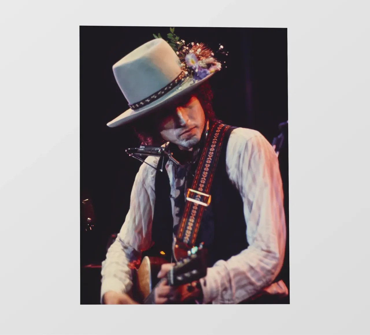 Bob Dylan perform pellicola backlit da avissta