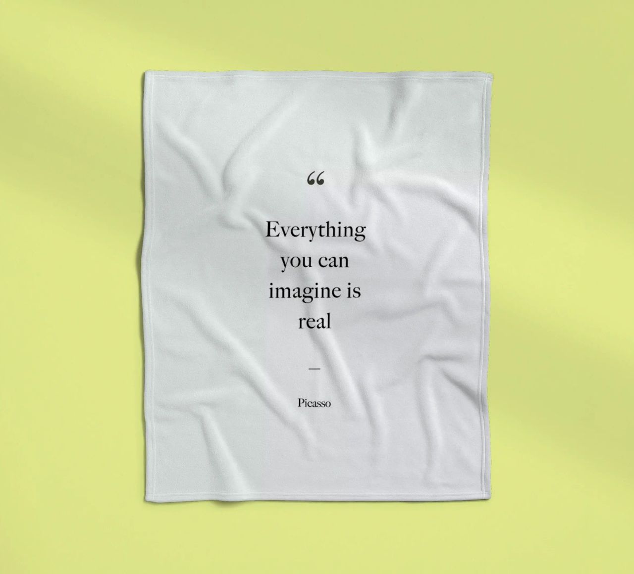 Everything You Can Imagine Is Real coperta in pile da Studio One