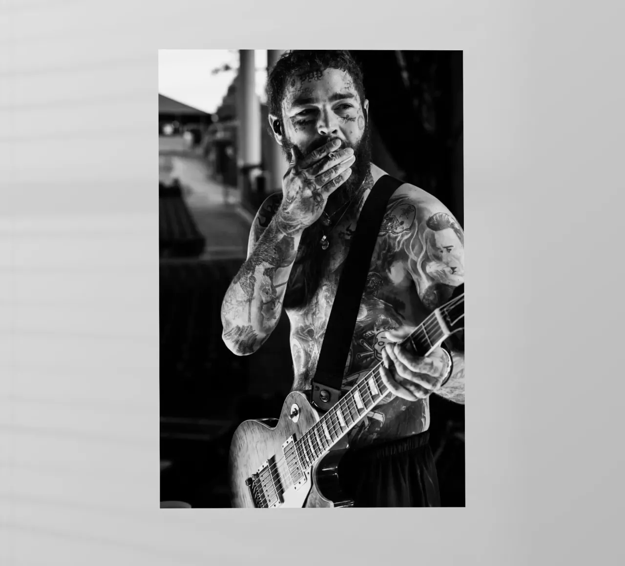 Post Malone perform pellicola backlit da avissta