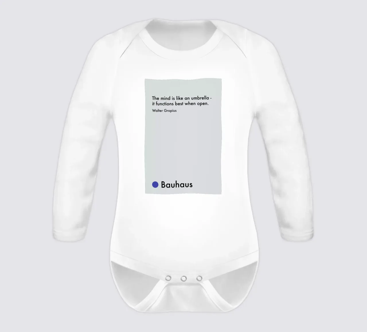 Gropius - Creativity Langarm Babybody von Studio One