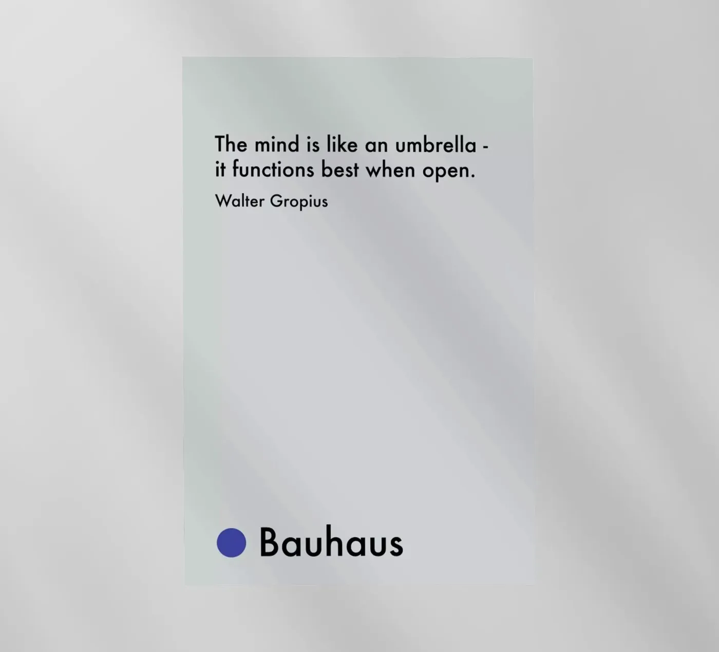 Gropius - Creativity backlit folie van Studio One