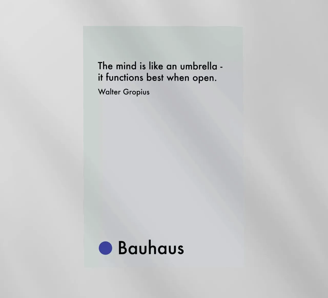 Gropius - Creativity pellicola backlit da Studio One