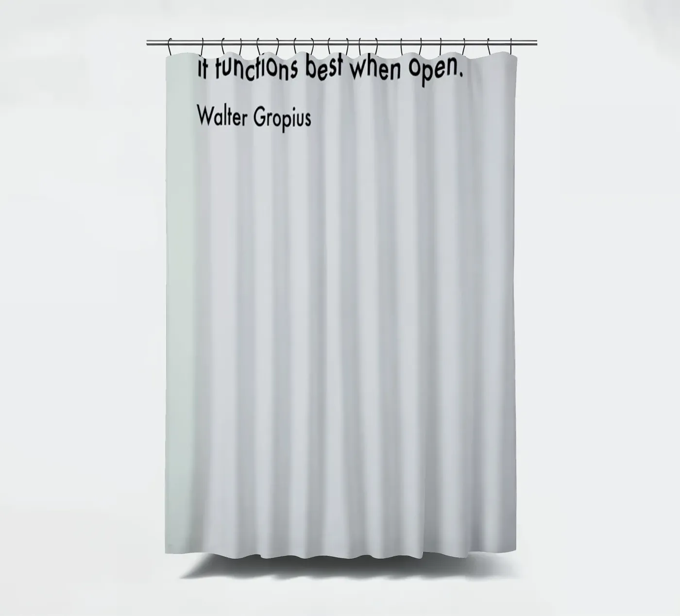 Gropius - Creativity douchegordijn van Studio One