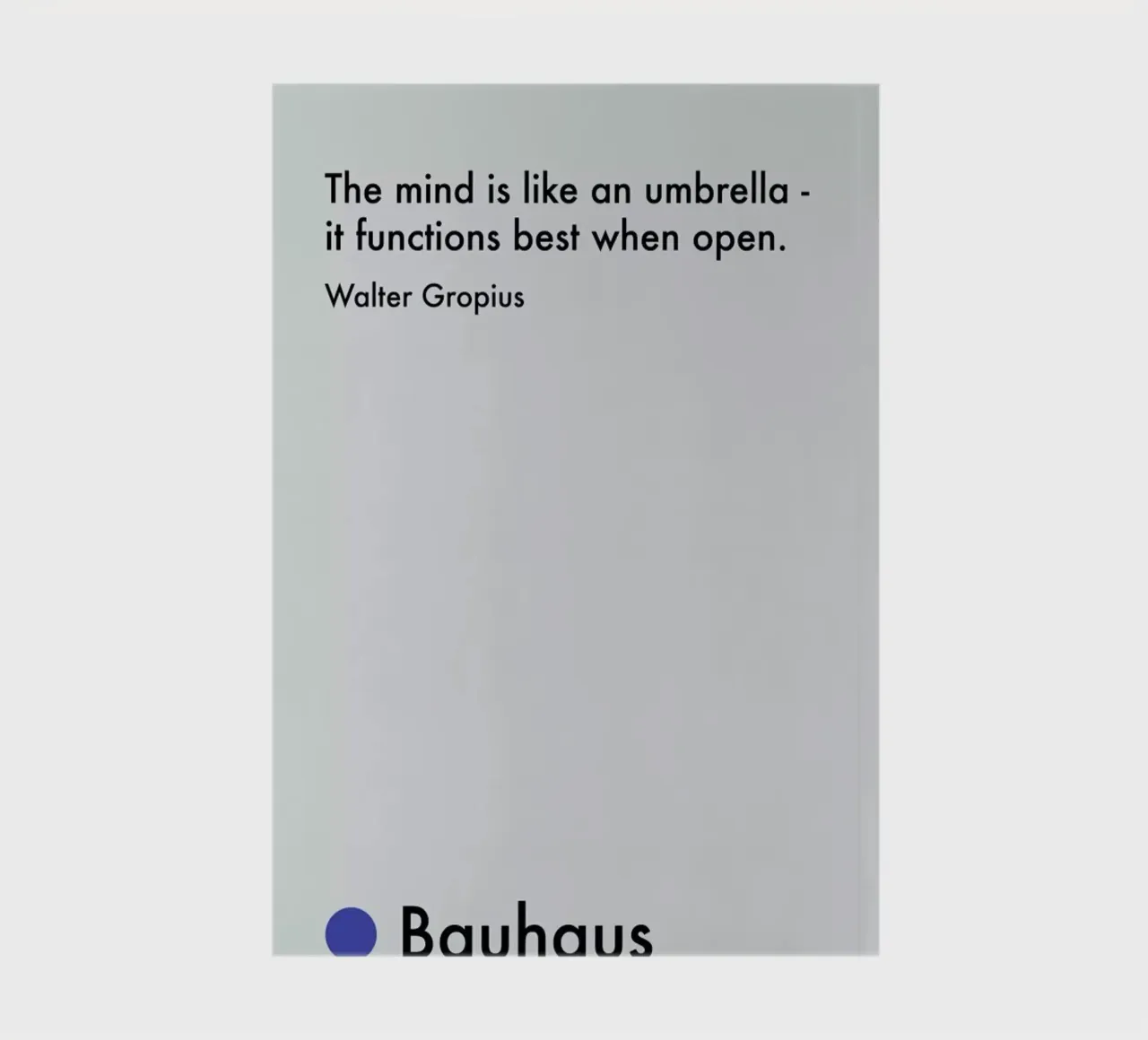Gropius - Creativity diario da Studio One