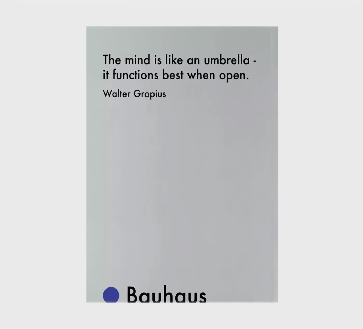 Gropius - Creativity notebook by Studio One