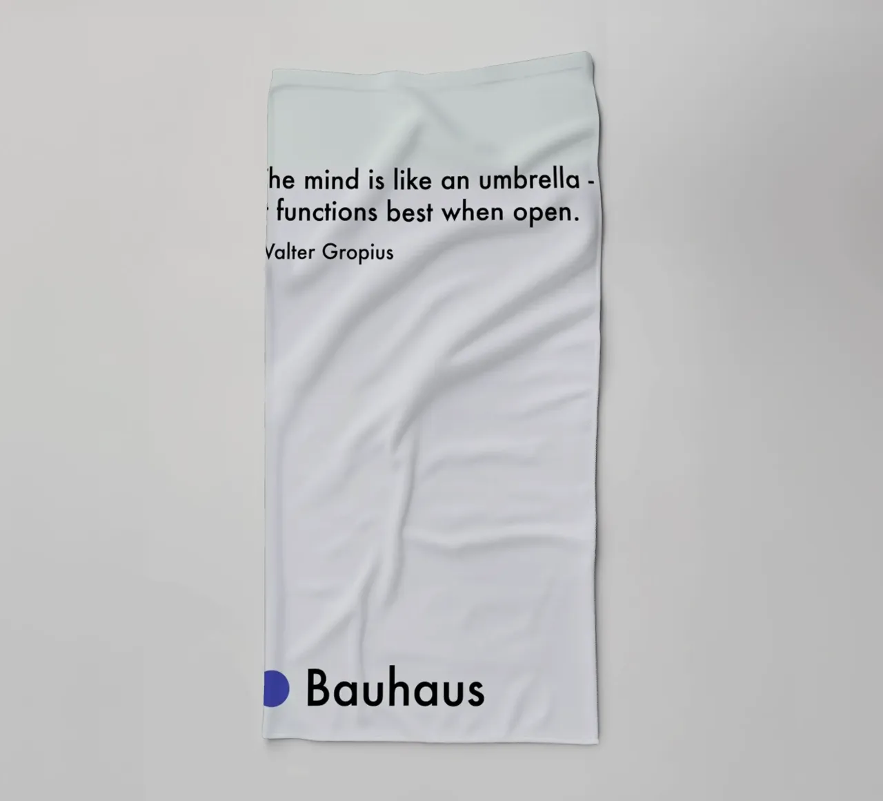 Gropius - Creativity badhanddoek van Studio One