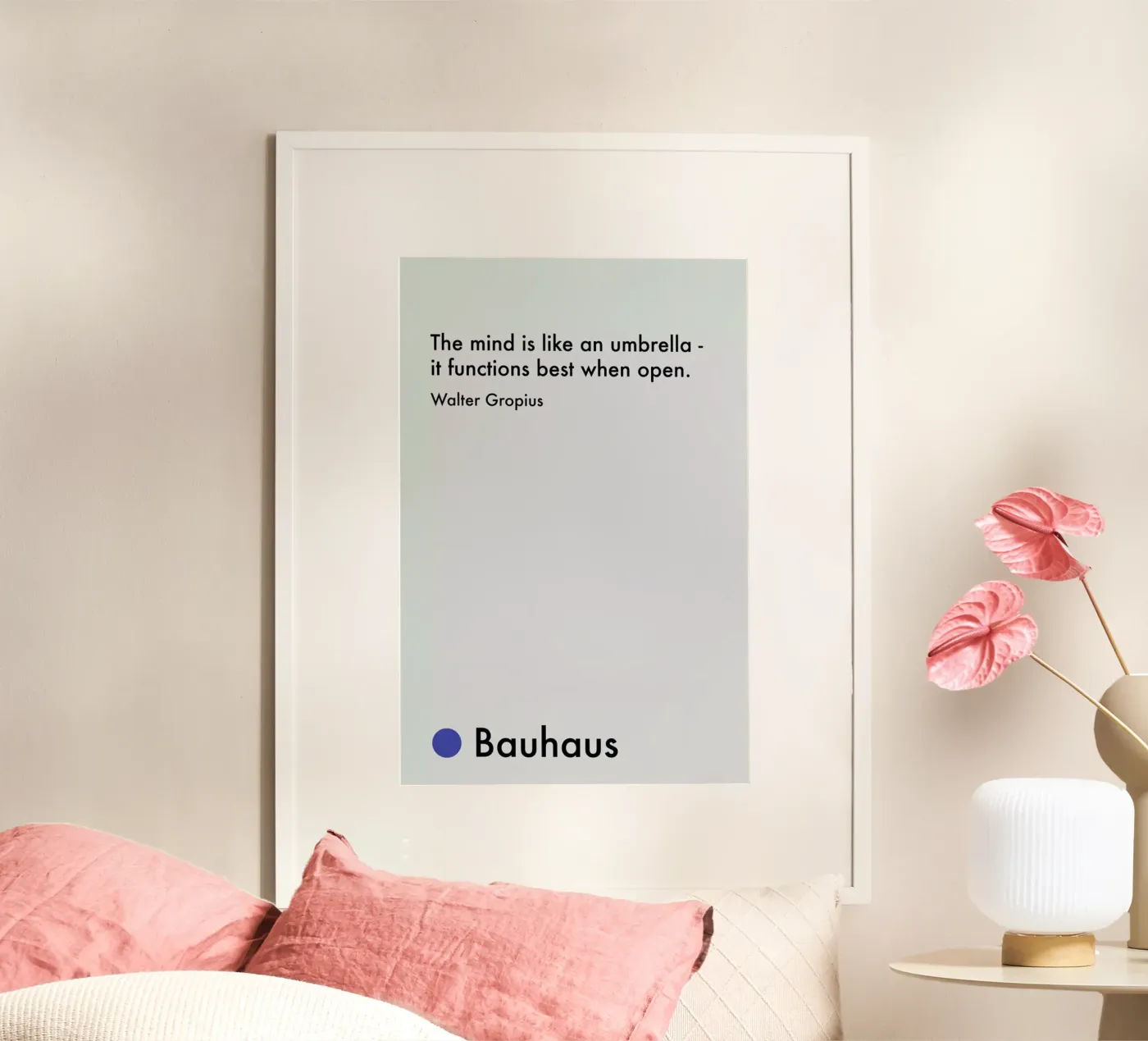 Gropius - Creativity poster van Studio One