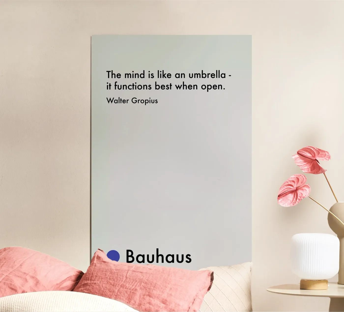 Gropius - Creativity poster van Studio One