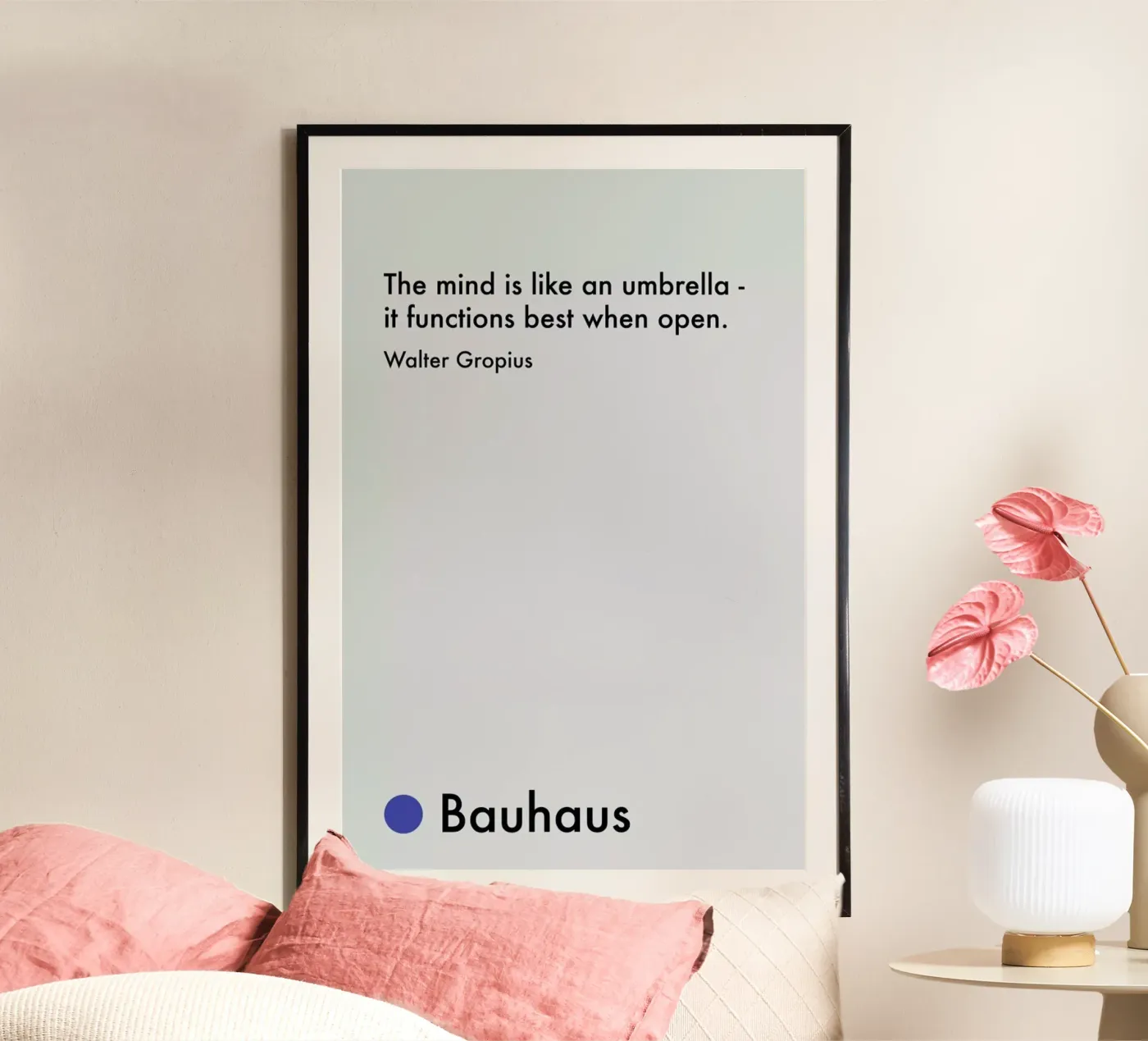 Gropius - Creativity poster van Studio One