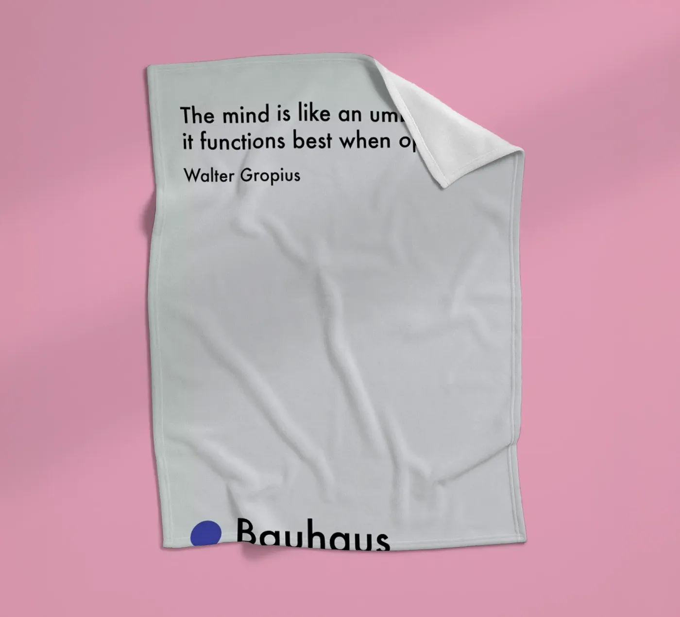 Gropius - Creativity fleece blanket by Studio One