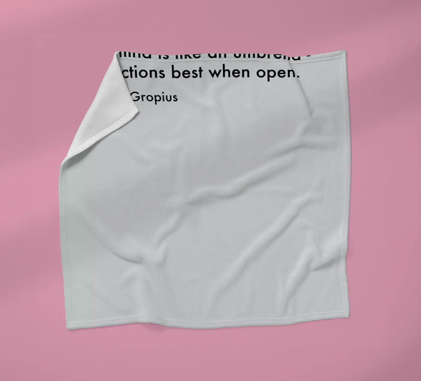 Gropius - Creativity fleece blanket by Studio One