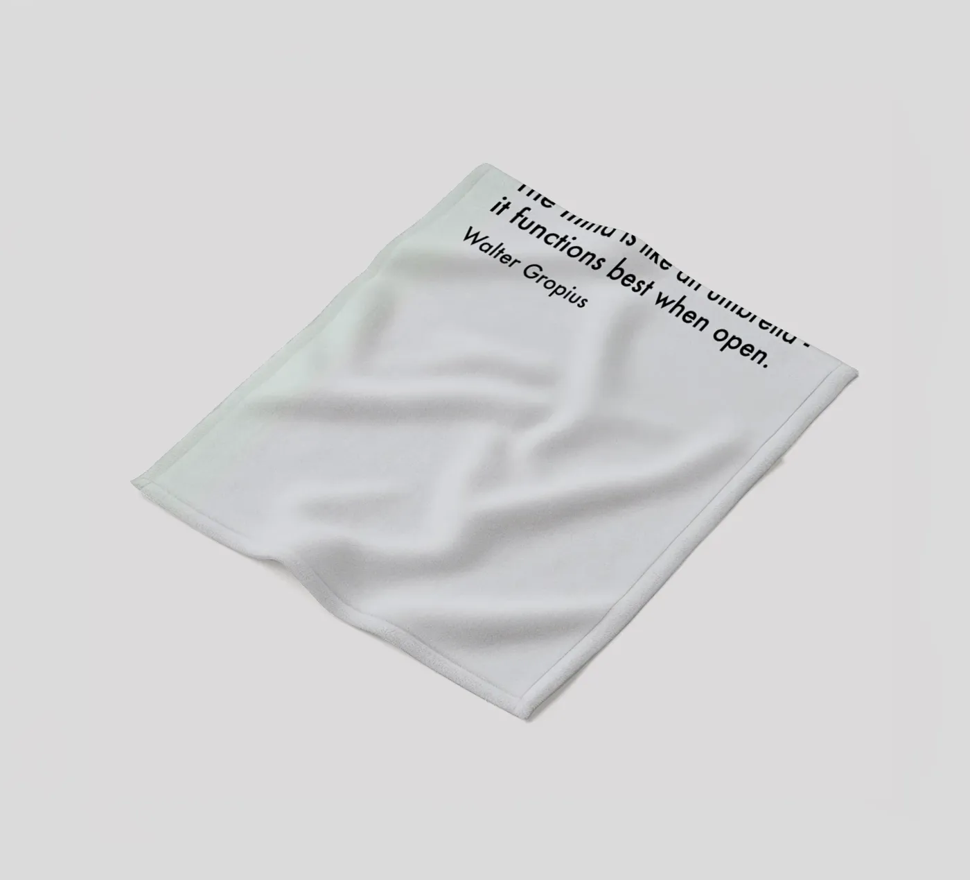 Gropius - Creativity fleece blanket by Studio One