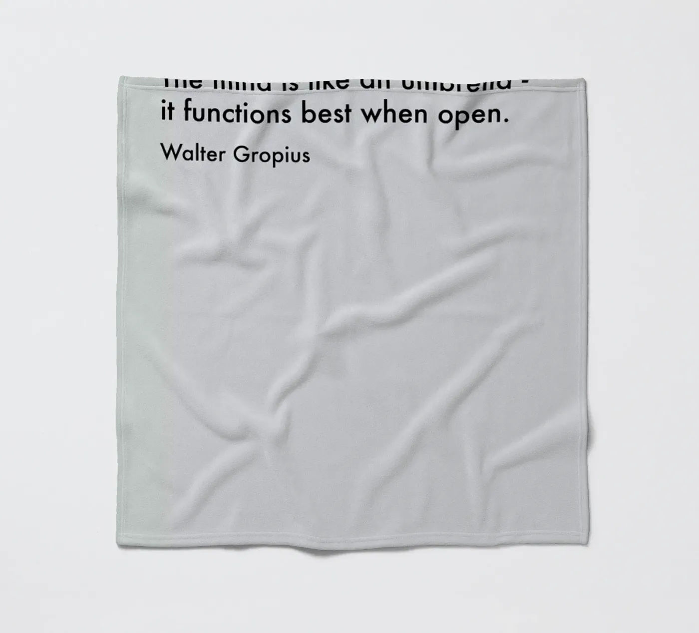 Gropius - Creativity fleece blanket by Studio One