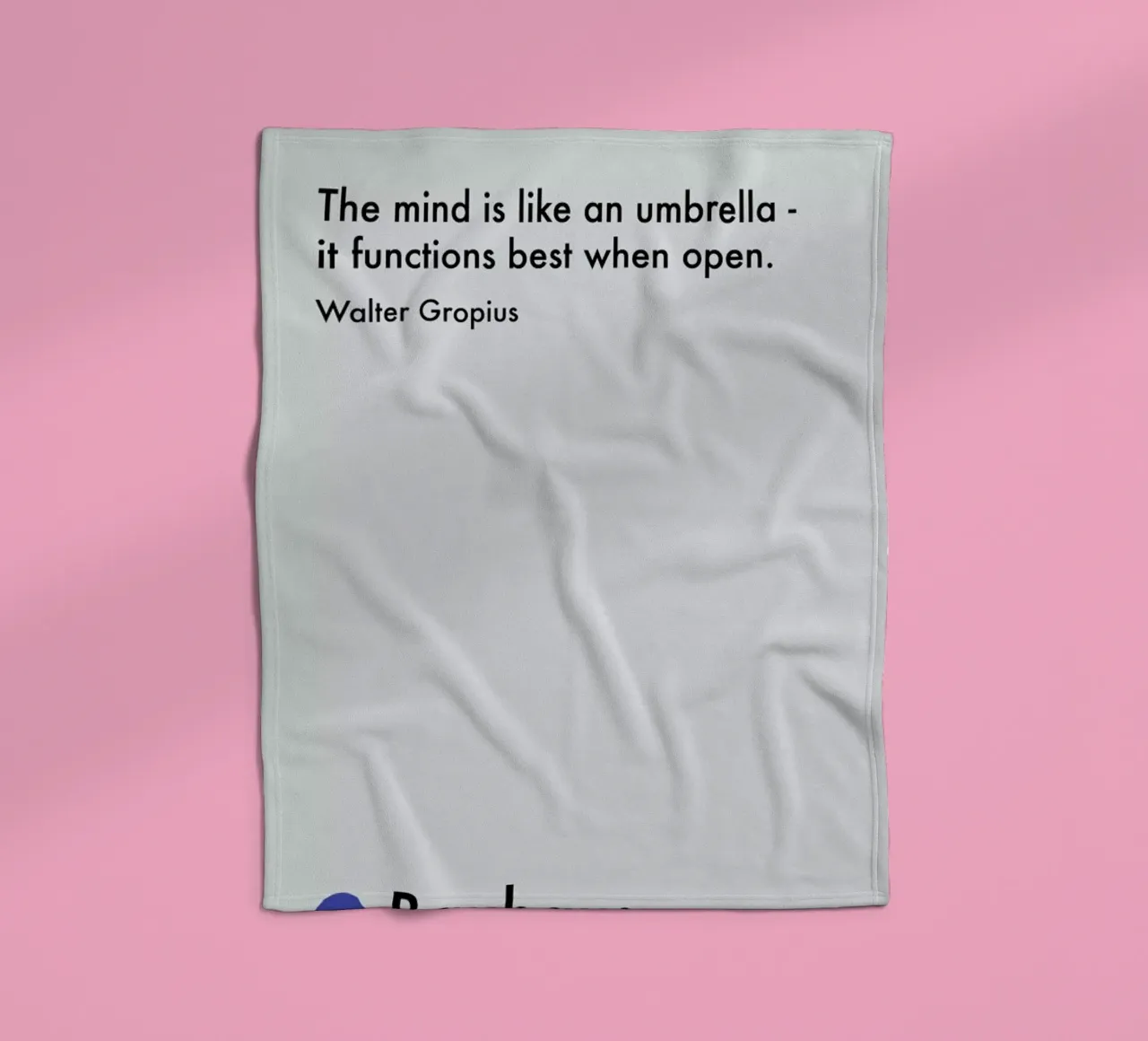 Gropius - Creativity Fleecedecke von Studio One