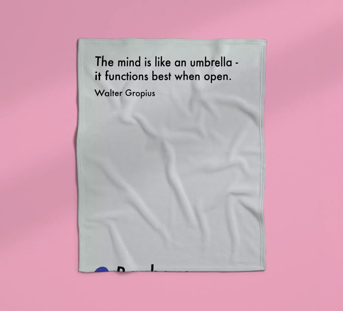 Gropius - Creativity fleece blanket by Studio One