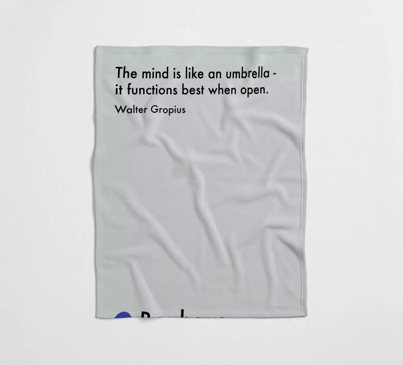 Gropius - Creativity Fleecedecke von Studio One