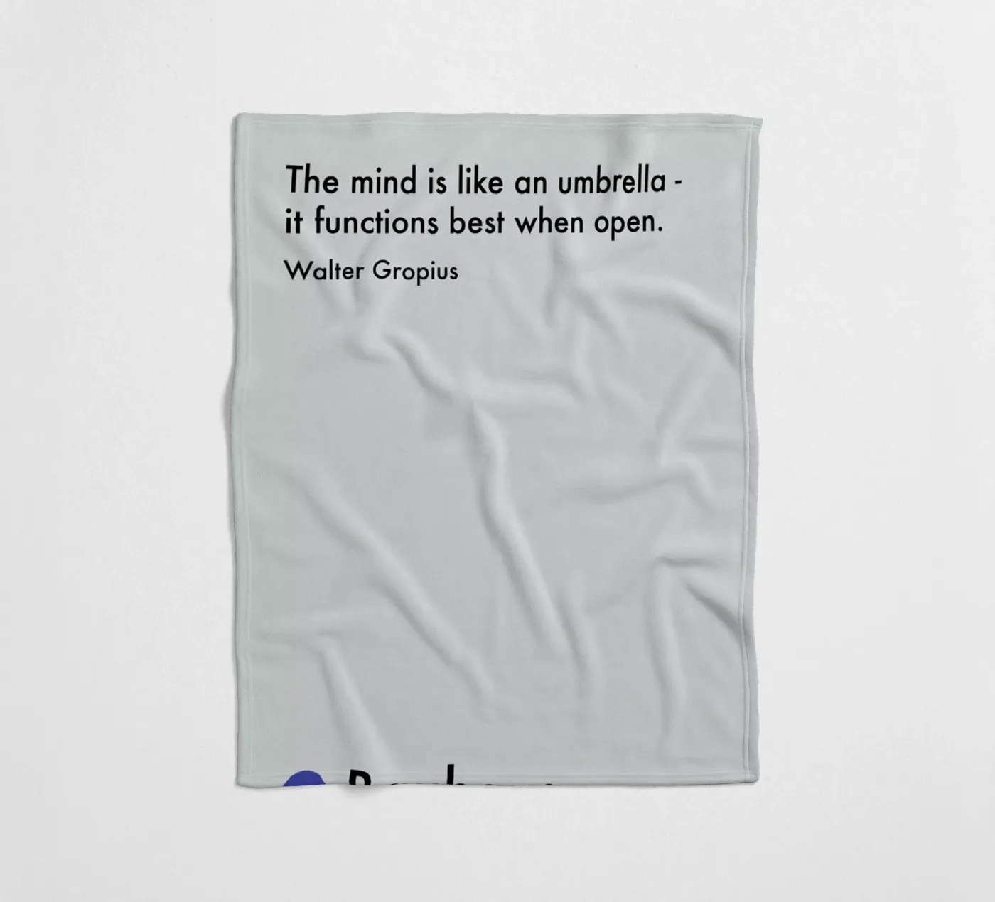 Gropius - Creativity fleece blanket by Studio One