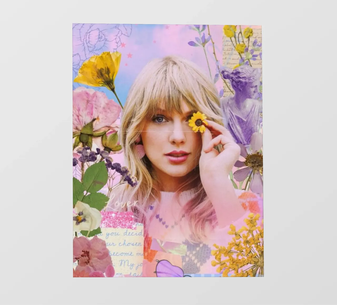Sun flowers and taylor swift pellicola backlit da avissta