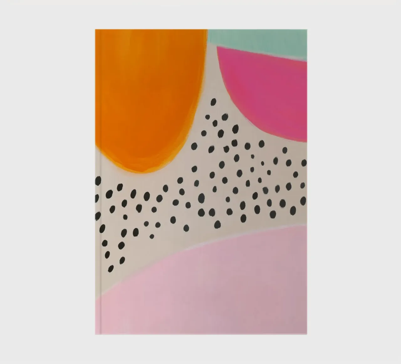 Summer chic with polka dots notebook by Carinaprint