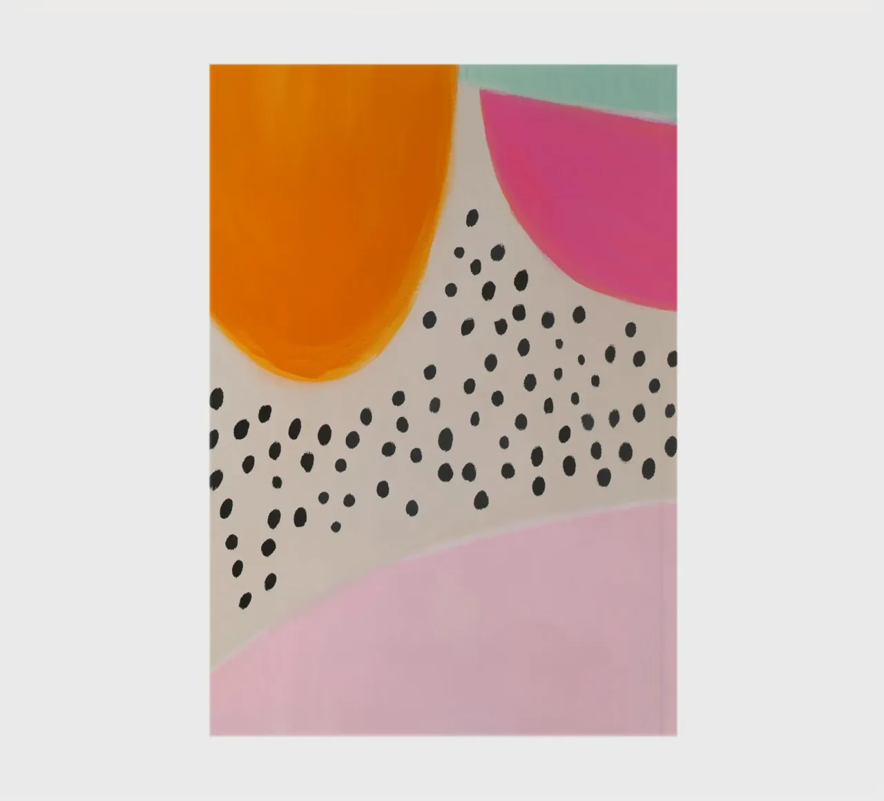 Summer chic with polka dots notebook by Carinaprint
