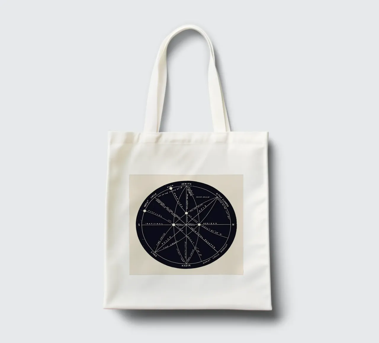 Meridians tote bag by Astër
