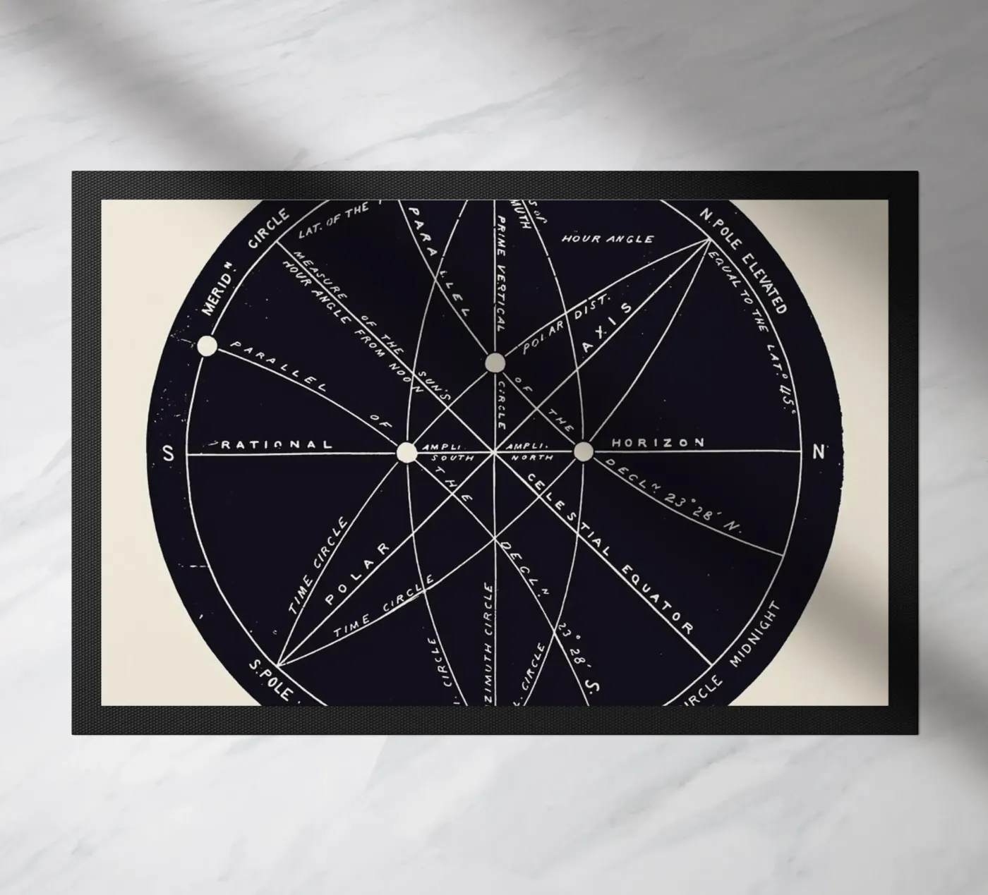 Meridians zerbino da Astër