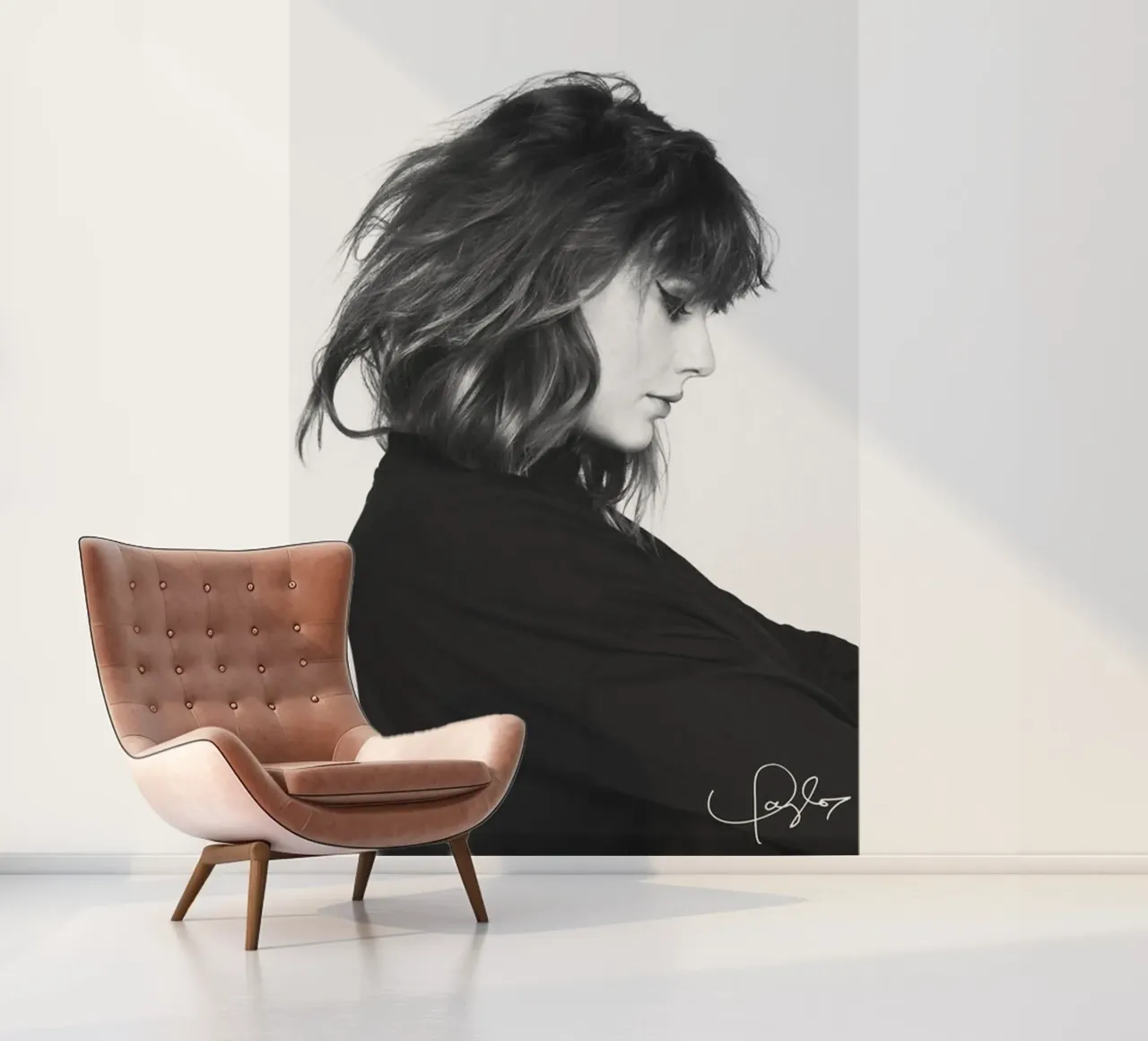 Taylor swift with signature papel para pared de avissta