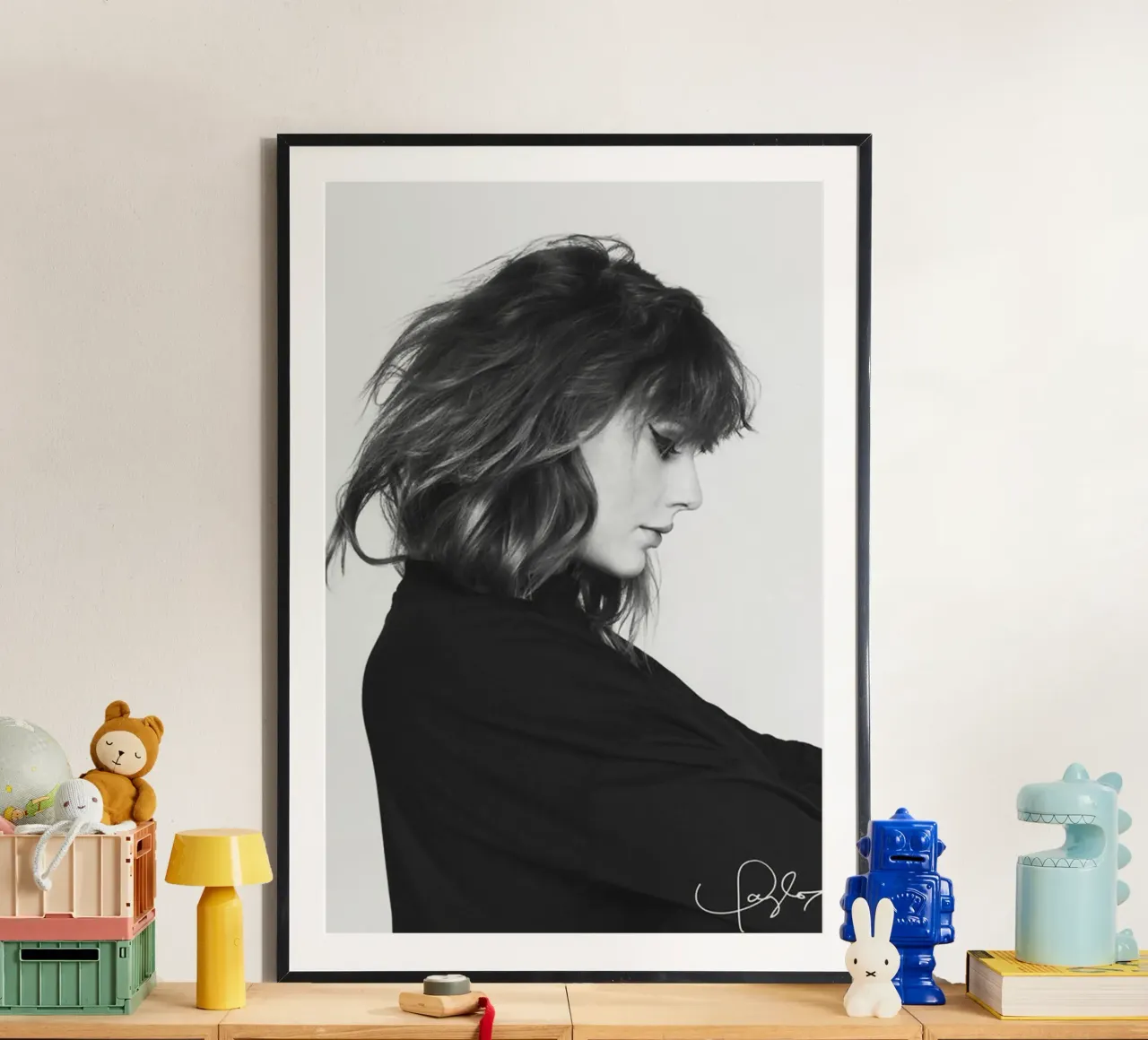 Taylor swift with signature poster con telaio in legno da avissta