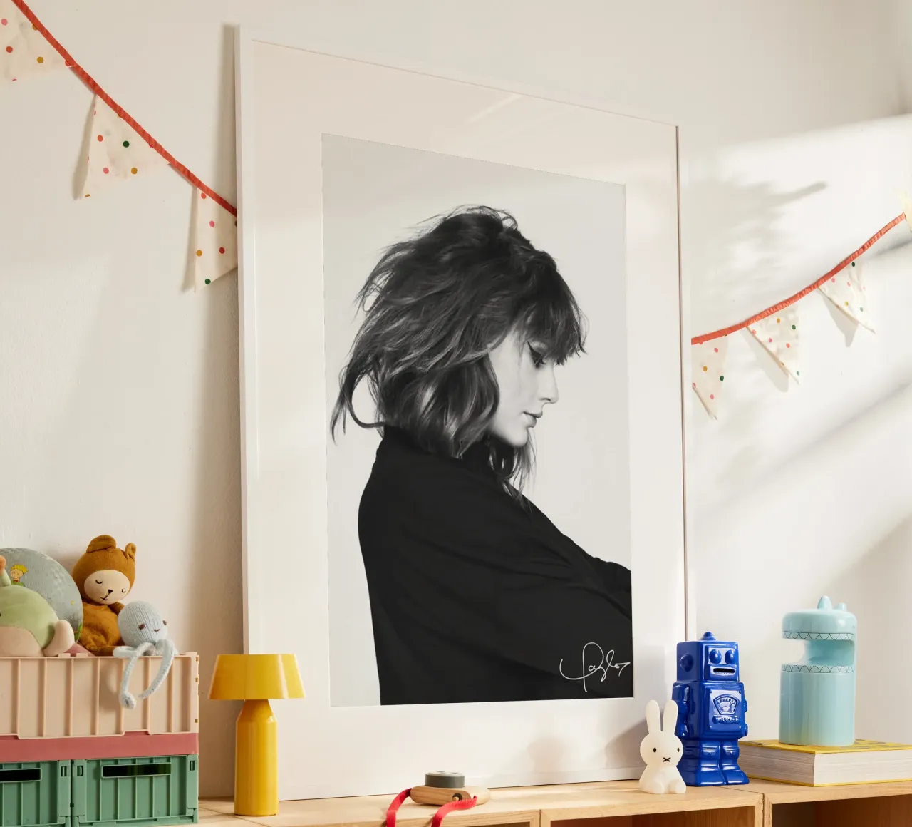 Taylor swift with signature poster con telaio in legno da avissta