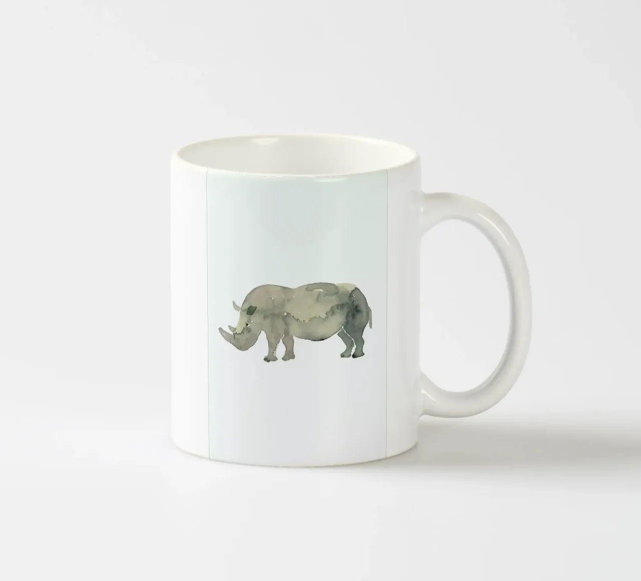 Rhino tazza in ceramica da Farina Kuklinski