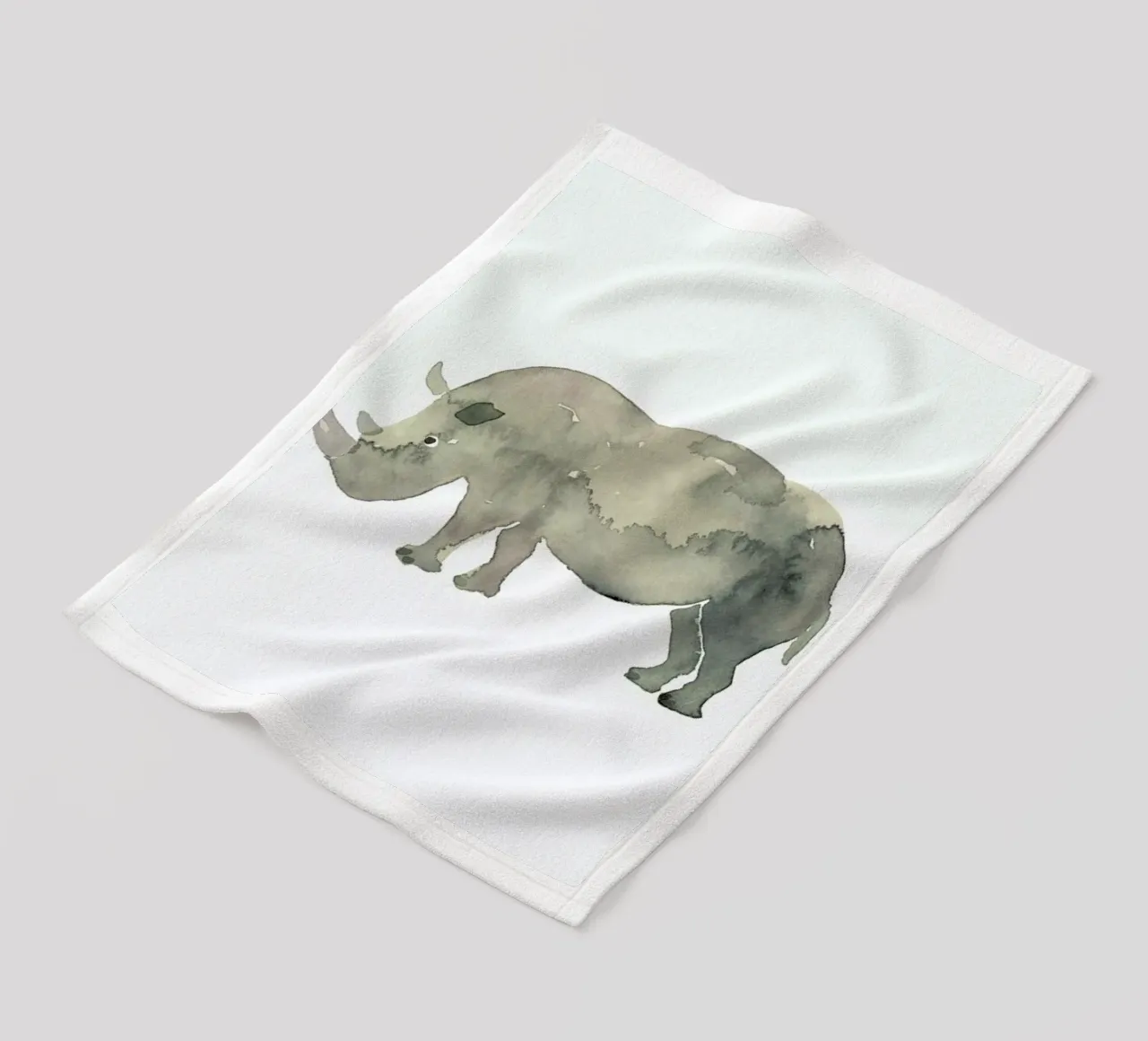 Rhino plaid polaire de Farina Kuklinski